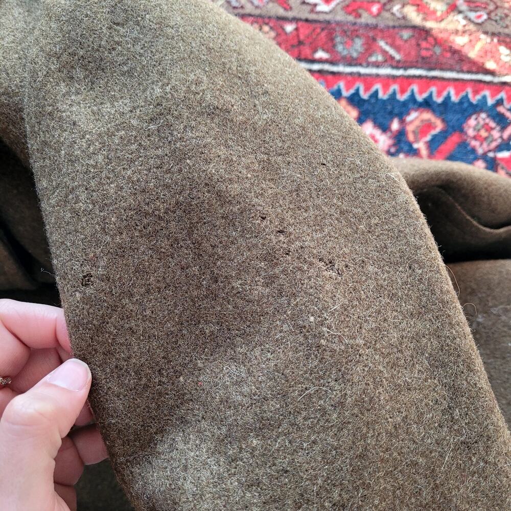VTG WW2 Wool Trench Coat - Picture 10 of 10